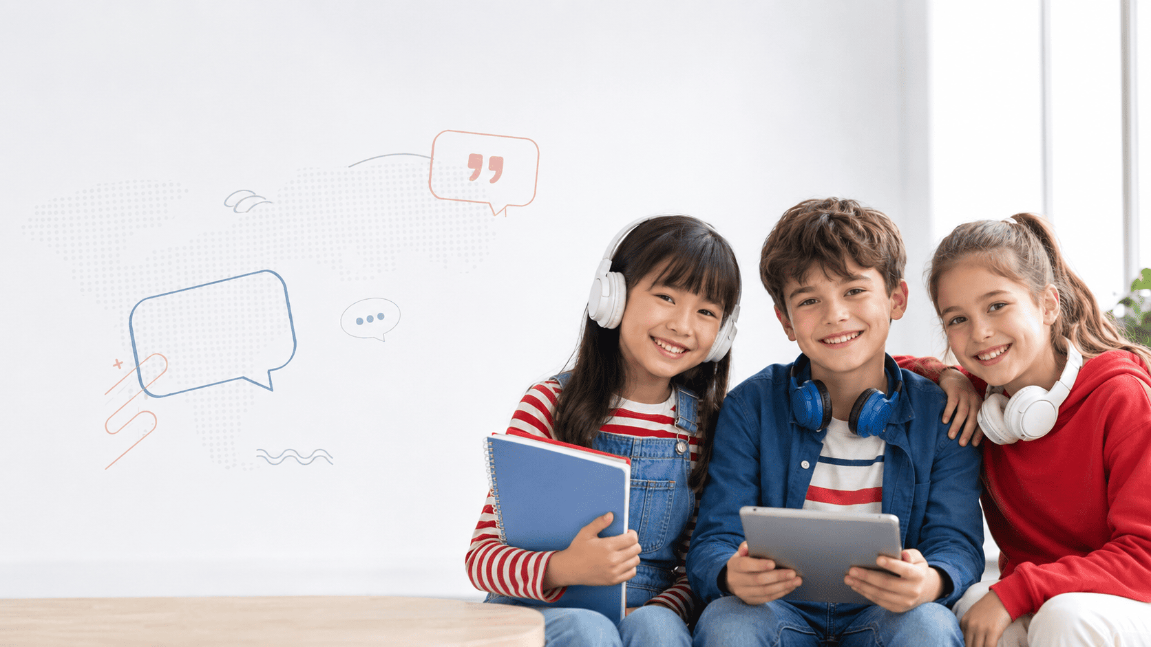 Crianças aprendendo inglês de forma lúdica